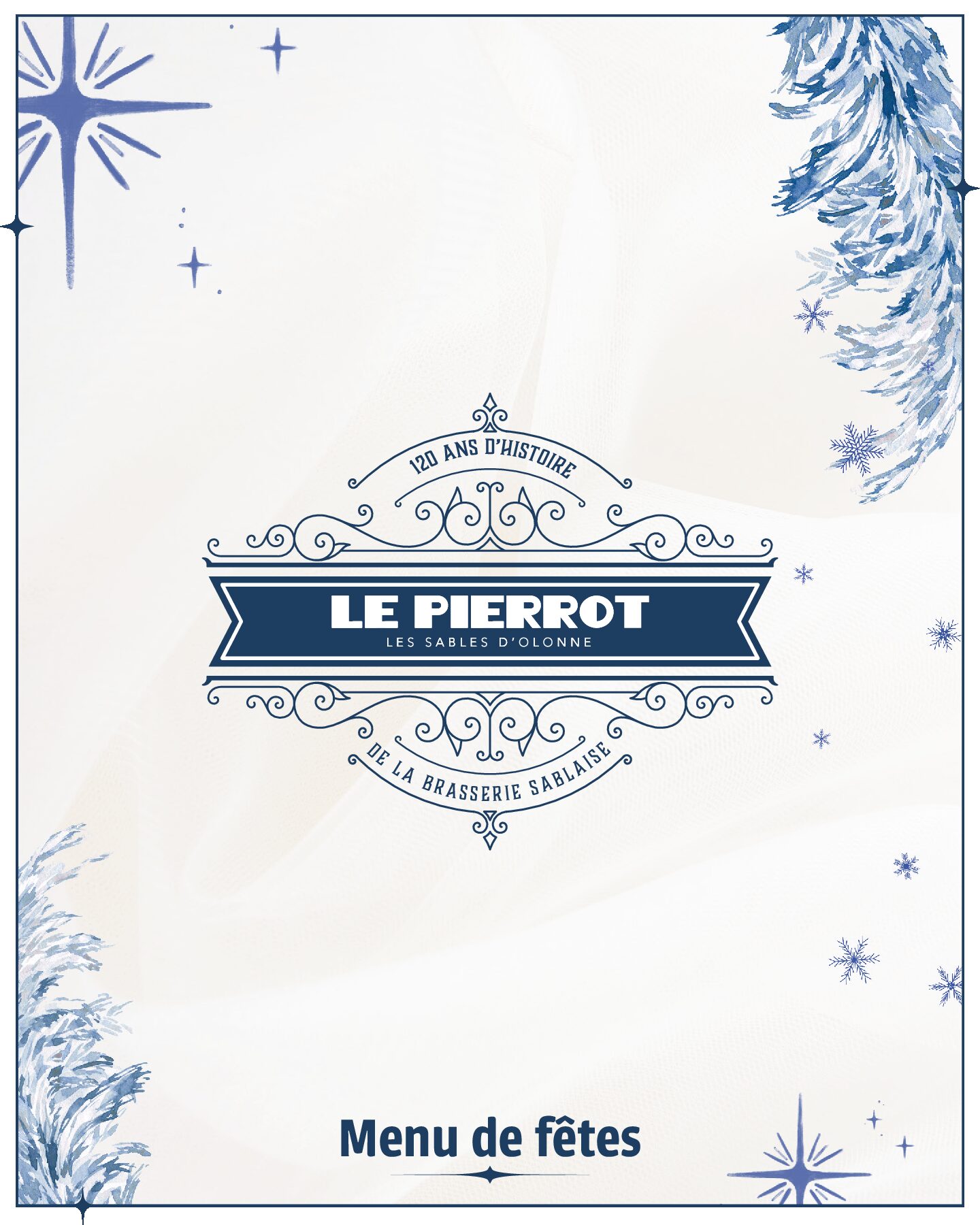 PIERRO MENU FÊTES 2025